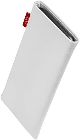 Samsung Galaxy S6 Edge + / Edge Plus için fitBAG Rock Beyaz Özel Özel Kılıf. Ekran Temizliği için Entegre Mikrofiber Astarlı