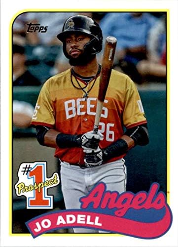 2020 Topps Güncelleme Serisi 3 Beyzbol Umutları P-4 Jo Adell Los Angeles Angels Resmi MLB Ticaret Kartı