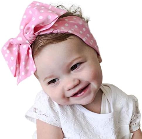 YOMXL Yenidoğan Bantlar-Sıkı Düğüm Başkanı Wrap Ilmek Bebek Kız Elastik Hairband ıçin Fotoğraf Çocuk Saç Aksesuarları