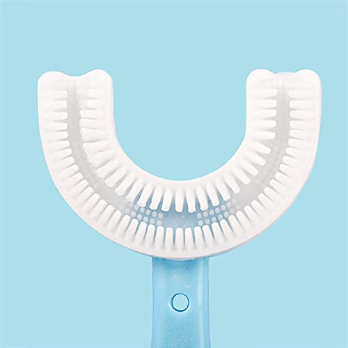 Çocuklar U-Şekilli Diş Fırçaları, Premium Yumuşak Manuel Eğitim Diş Fırçası 360° Kapsamlı Temizlik Beyazlatma Masaj Diş Fırçası