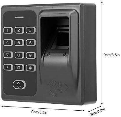 XIIQIUCS Kart Şifre FingerprintDoor Erişim Kontrol Sistemi Seti, Ev Güvenlik Proximity Kapı Giriş