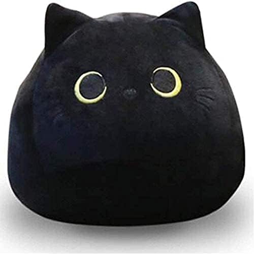 UEncounter Siyah Kedi Dolması Hayvan peluş Oyuncak Yaratıcı Kedi Şekli Yumuşak Yastık Yastık Oyuncaklar Hediyeler Sevimli Dolması