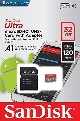 Ultra 32 GB microSDHC Nubia için Çalışır Z9 Max Artı SanFlash ve SanDisk tarafından Doğrulanmış (A1/C10/U1/8 k / 120MBs)