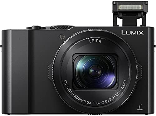 Panasonic Lumix DMC-LX10 Dijital Fotoğraf Makinesi (DMC-LX10K) - Paket - 64GB Hafıza Kartı + LED Video ışığı + Yumuşak Çanta