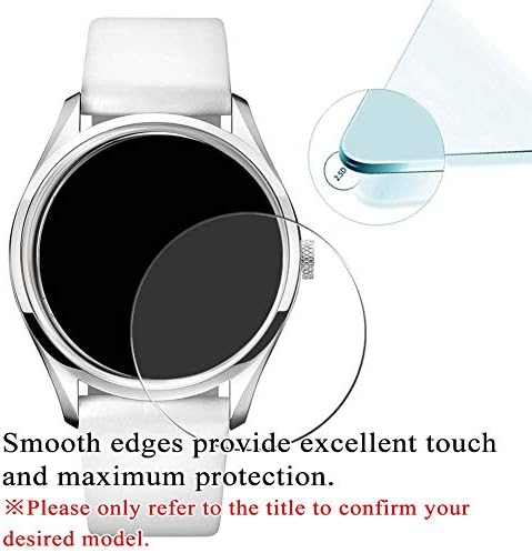 [3 Paket] Synvy Temperli Cam Ekran Koruyucu, SWAROVSKİ 5416003 9H Film Smartwatch Akıllı Saat Koruyucuları ile Uyumlu