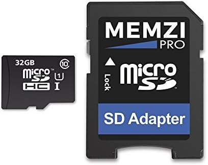 MEMZİ PRO 32 GB Sınıf 10 90 MB/s Micro SDHC Hafıza Kartı SD Adaptörü ile Vivitar Aksiyon Kameraları için
