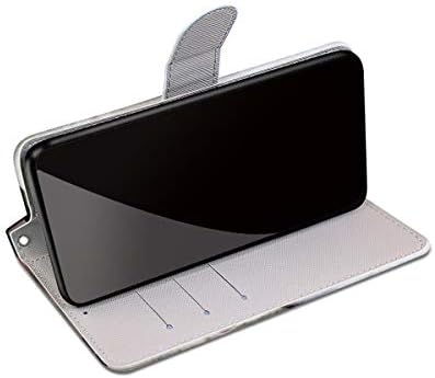 LG K50 Kılıfı, LG Q60 Kılıfları, Gift_Source İnce Koruyucu cüzdan telefon kılıfı PU Deri Flip Kickstand Manyetik Kapak Kart Yuvaları