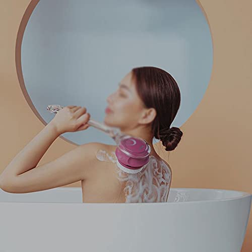 Elektrikli Masaj Banyo Scrubber Tam Otomatik Vücut Fırçası Genişletilmiş Kolu Otomatik Yüz Temizleyici Tam Otomatik Masaj Temizleme
