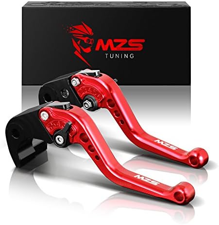 MZS Debriyaj Fren Kolları Kısa Ayar Yuvarlak CNC Kırmızı ile Uyumlu FZ07 FZ-07 MT07 MT-07 RM07J 2014 2015 2017 2018 2019