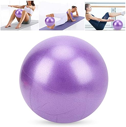 PUSOKEİ Mini Yoga Topu, 25 cm Pilates Gebelik Fitness Topları Spor Güçlendirmek ve Egzersiz Kasları için Boyun Masaj Teşvik Yağ