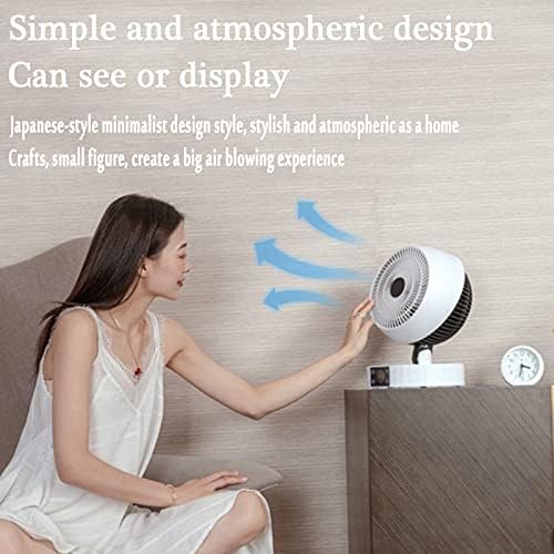 Hava Sirkülasyonlu Elektrikli Fan ve Ev masaüstü Vantilatörü, Sessiz Mini yer Vantilatörü, İç ve Ofis için uygun