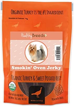 Sağlıklı Irklar Yorkshire Terrier Smokin ' Fırın Organik Hindi ve Tatlı Patates Tarifi Sarsıntılı Köpek Davranır 4 oz