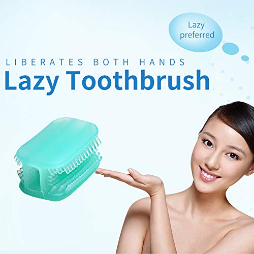 Lebeaut 360 Derece Tembel Çiğneme Tüm-Yuvarlak Temizleme Diş Fırçası Handsfree Mini Taşınabilir Beyazlatma Diş Fırçası
