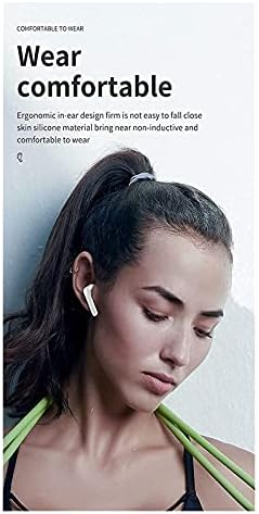 HYFFS kablosuz Kulaklıklar, Şarj Çantası ile Bluetooth 5.0 Spor Kulaklıklar, 10 Saat Tek Çalma Süresi Kulak Kancaları Kulaklık,