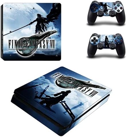 LTHTX Final Fantasy XII Remake FF7 7 PS4 Ince Cilt Sticker, PlayStation 4 Konsolu ve Kontrolörleri için Ince Etiket Çıkartması