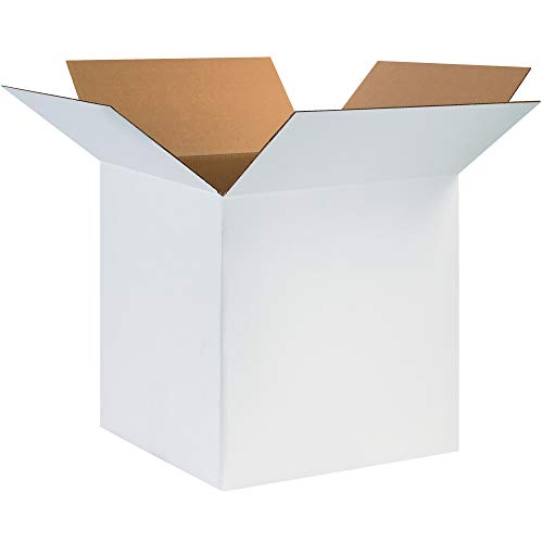 Oluklu Kutular, 24 x 24 x 24, Beyaz, Noel Ambalajıyla 10/Paket