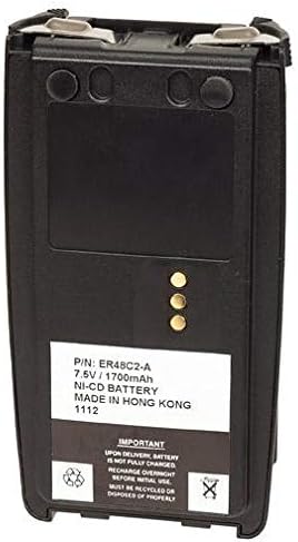 Pil için GE-Ericsson P5400 Şarj Edilebilir İki Yönlü Radyo 7.5 v 1700 mAh Ni-CD