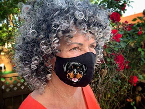 Rottweiler köpek ırkı görüntü el yapımı abd yüz kapak maskesi 100 %2 katmanlı pamuk yıkanabilir kullanımlık