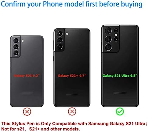 ULK S21 Ultra Kalem samsung için yedek Galaxy S21 Ultra telefon kılıfı ile S kalemlik, Galaxy Not 20 Dokunmatik Stylus S Kalem