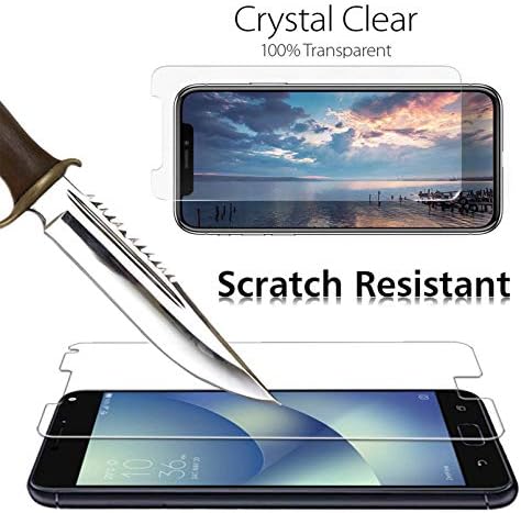 HHUAN Kılıf için Kedi S52 (5.65 İnç) Temperli Cam Ekran Koruyucu ile, temizle Yumuşak Silikon Koruyucu Kapak Tampon Darbeye Telefon