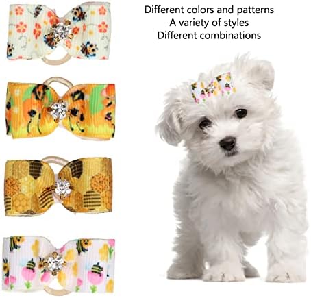 Entatial Köpek Yayları, Evcil Hayvan için Polyester Moda Kız Köpek Aksesuarları