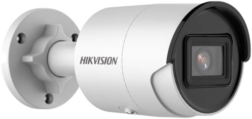 4 K AcuSense PoE Mini Bullet IP Kamera, DS-2CD2086G2-IU 2.8 mm, AI İnsan ve Araç Algılama, Dahili Mikrofon, 131ft Darkfighter