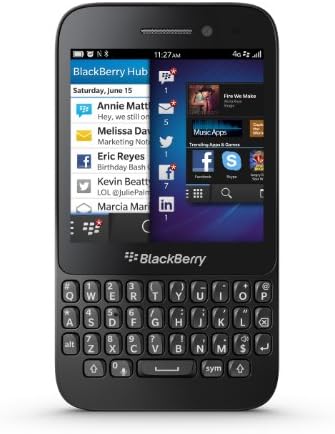 BlackBerry Q5 8GB RFS121LW SQR100 - 2 (Yalnızca GSM, CDMA Yok) Fabrika Kilidi Açılmış 4G / LTE Qwerty Sımfree Cep Telefonu -