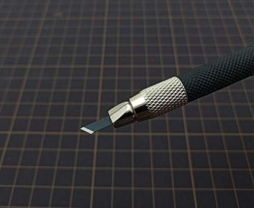 ZHONGJİUYUAN 1 Takım Hassas Hobi Bıçak Metal Kolu ile 12 adet Bıçakları için Sanat El Sanatları PCB Telefon Onarım Ahşap Oyma
