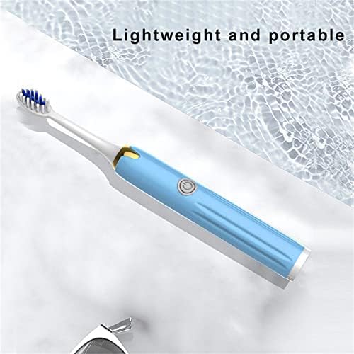 YUUAND Diş Fırçası Pil Akustik 3 Kafaları Değişim Temizleme Yumuşak Kıl Pil Serisi 9500 Kez/Dak