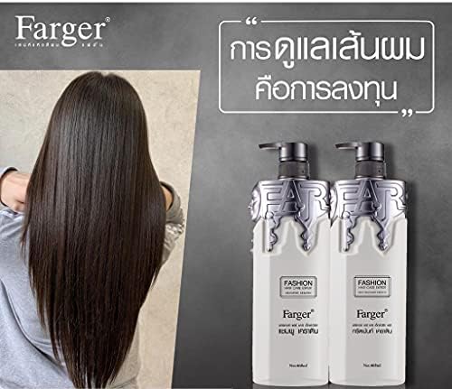 DHL tarafından Farger Express Kargo Saç Bakımı Uzmanı Saç Şampuanı Keratin 468 ml Derin Besler Sağlıklı Parlak Saç (4 Paketleri)