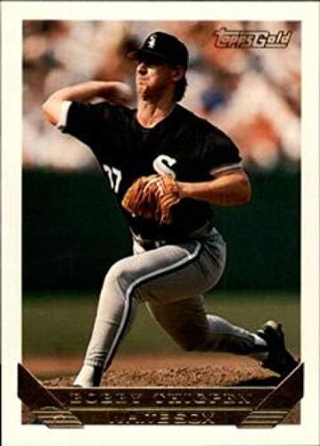 1993 Topps Altın Beyzbol 645 Bobby Thigpen Chicago White Sox Topps Şirketinden Resmi MLB Ticaret Kartı