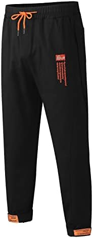 XXBR Harem Kargo Pantolon Mens için, Streetwear Hip-Hop Şık Ayak Bileği Pantolon Slim Fit Casual Velcro Hem koşucu pantolonu