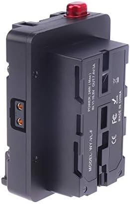 Hersmay D-tap Güç Adaptörü V Kilit V Dağı Pil Plaka için NP-F NP-F550 NP-F570 NP-F750 NP-F960 NP-F970 Pil,D-tap Çıkışı için Kamera