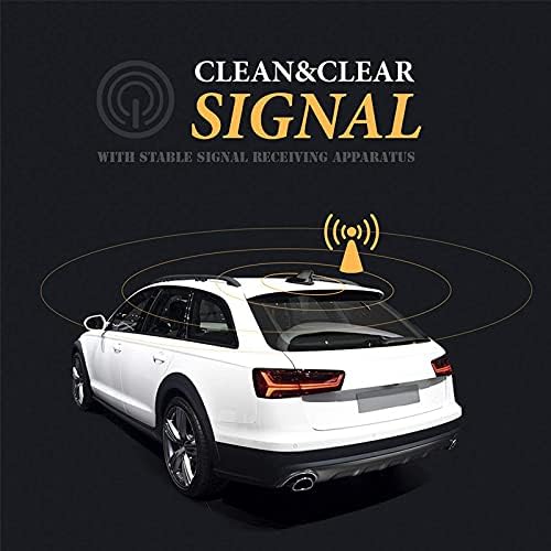 PSLER Araba Oto Köpekbalığı Yüzgeci Anten Kapağı FM / AM Bağlantısı Çoğu Model için Su Geçirmez Radyo Sinyal Antenleri Tabanı