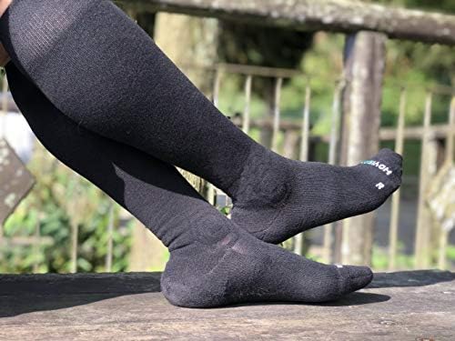 Erkekler ve Kadınlar için HOYISOX Geniş Buzağı Sıkıştırma Çorapları, Ekstra Büyük Diz Yüksek Pamuklu Çoraplar