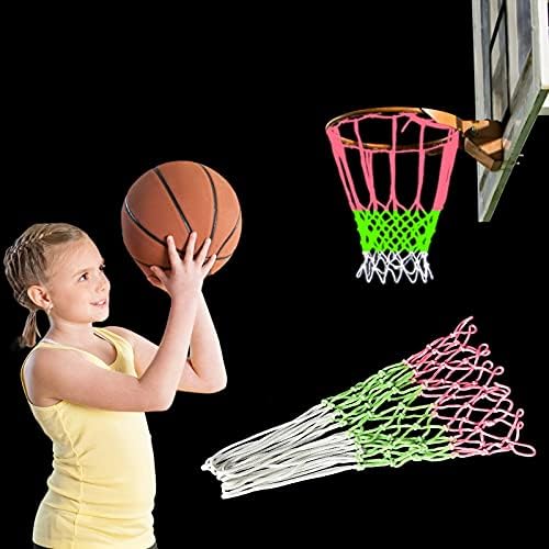 Kairaley Basketbol Net Gece Lambası, Karanlıkta Parlayan Basketbol Net, Basketbol Çember Net Değiştirme, Gece Basketbol Eğitimi