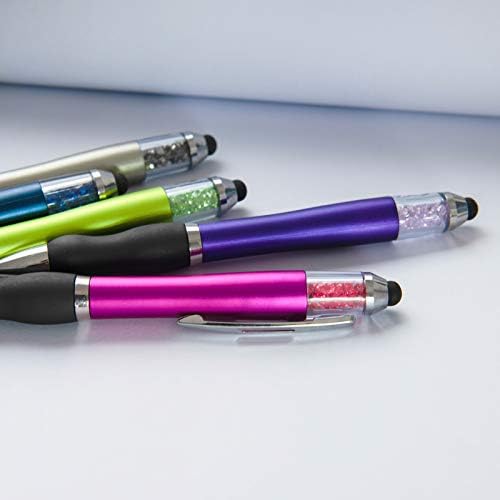 MiSiBao Tükenmez Yazma Kalemler Stylus İpuçları ile 1mm Orta Noktası Kalem Siyah Mürekkep Kalem Stylus Kalemler için iPad (5