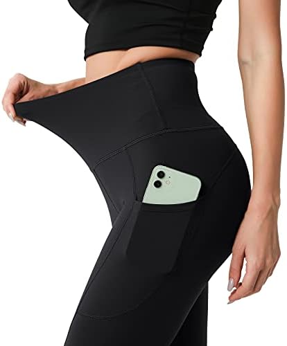 UUE Egzersiz Tayt Kadınlar için Cepler ile, Yüksek Belli kadın Tayt Karın Kontrol, 19 -28 Popo Kaldırma Spor Yoga Pantolon