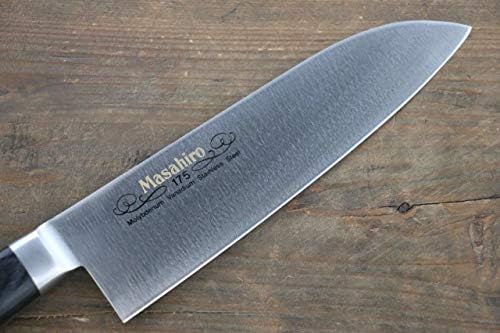 TTKıng Tarafından Masahiro Molibden Çelik Santoku Japon Şef Bıçağı 175mm