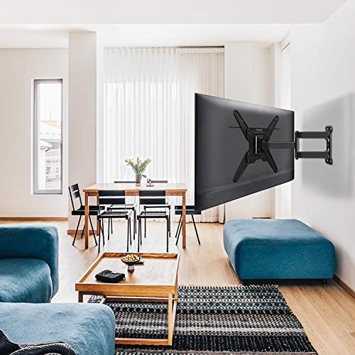 Montaj Rüyası Tam Hareketli TV Duvar Montajları Çoğu için TV Braketi, LED, LCD, OLED Düz Ekran TV, Mükemmel Merkez Tasarımlı