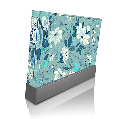 Wii Konsolu için EandM tarafından güzel Çiçekler Vinil Decal Sticker Cilt