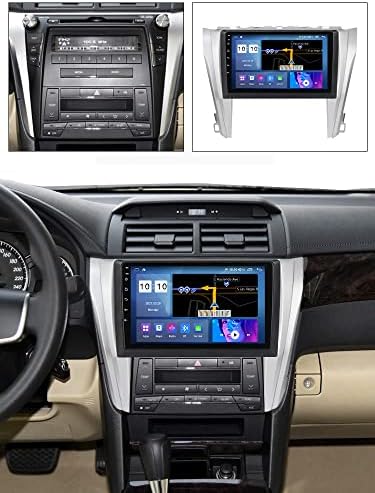 NoMİ Android 10.0 Araba Stereo 2-Din Radyo için T-oyota Camry 2015-2017 GPS Navigasyon 9in Sat Multimedya Oynatıcı Video Bluetooth