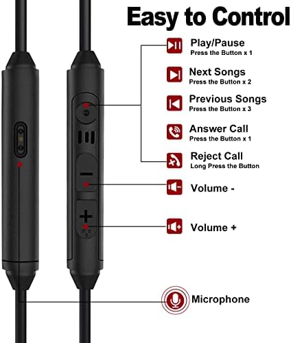USB C Kulaklıklar, USB Tip C Kulakiçi Kulaklık Mikrofon ve Ses Kontrolü ile Kablolu Kulak Gürültü İzolasyonu Samsung Galaxy S21