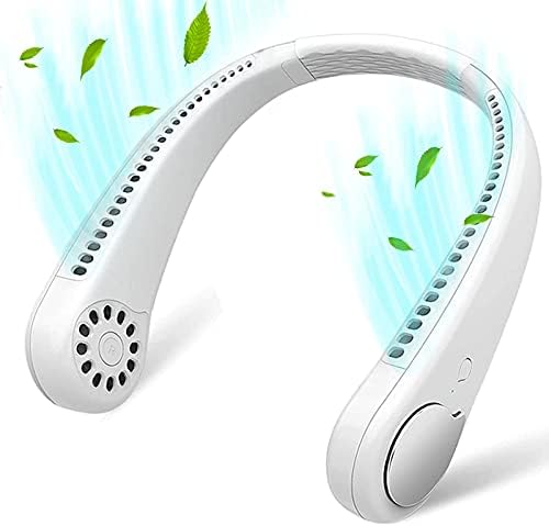 Taşınabilir Asılı Boyun Fan Klima ile Hız Ayarlanabilir USB Şarj Edilebilir Kulaklık Tasarım El Ücretsiz Giyilebilir İçin Ofis,