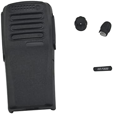 JUSTWEIXING Siyah Plastik Kabuk ile Çıkartmalar ve Kolları Walkie-Talkie Motorola İki Yönlü Radyo için Fit