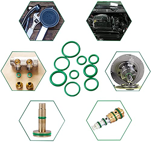 Othmro Yeşil O-Ringler Flor Kauçuk, 20mm OD, 16mm İç Çap, 2mm Genişlik, yuvarlak Conta Conta 1 adet