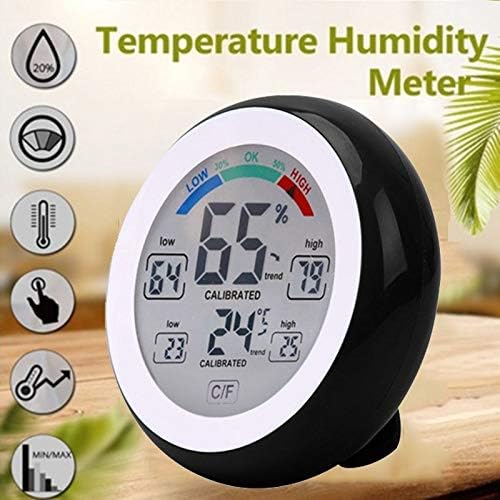 FENXİXİ Dijital Kapalı Termometre Higrometre Dokunmatik Sıcaklık Ölçer nem Monitörü