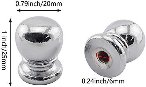 OZXNO 1 Adet Lamba Finial Topu Lamba Finial Kap Topuzu Lamba Dekorasyon için Abajurlar / Tiffany Tarzı Lamba(Gümüş)