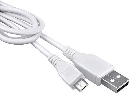 PK Güç 5ft Beyaz mikro USB şarj kablosu PC Laptop DC Şarj Güç Kablosu Craig Electronics Inc CMA3558 CMA3581 CMA3576 Taşınabilir