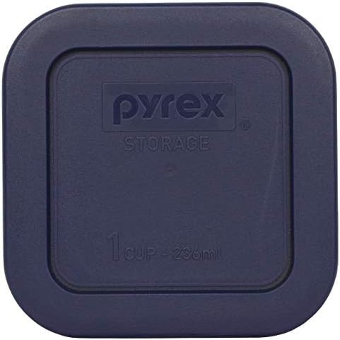 Pyrex 8701-PC 1 Bardak Mavi Kare Plastik Kapak